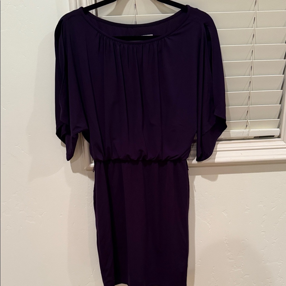 Trina Turk Deep Purple Mini Dress